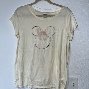 Cream Disney Minnie Mouse Shirt